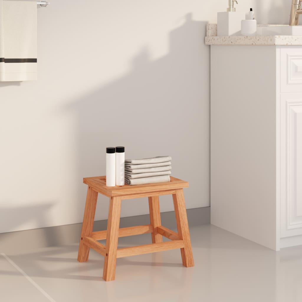 Skammel 29x22,5x25,5 cm massivt valnøddetræ - number 1.