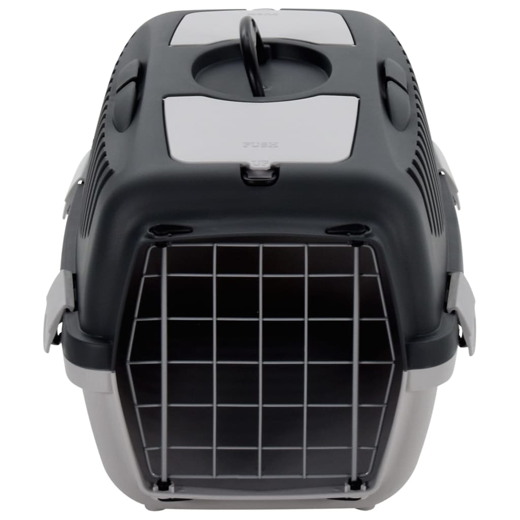 Cage de transport pour animaux de compagnie pp gris et noir - number 2.