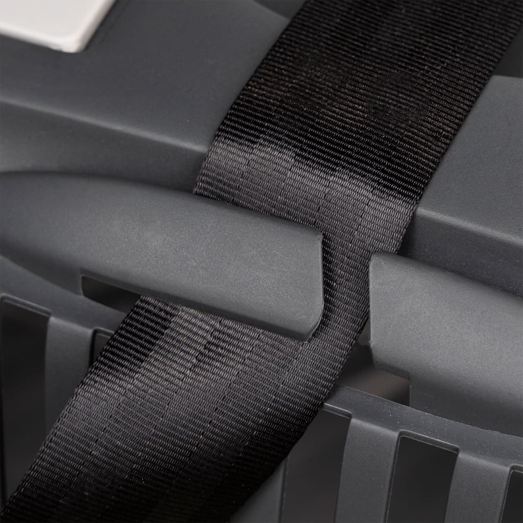 Cage de transport pour animaux de compagnie pp gris et noir - number 9.