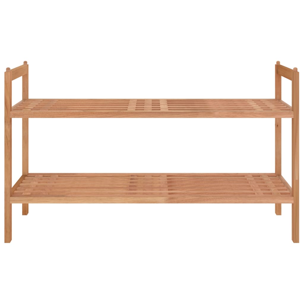 Shoe rack 69x27x41 cm solid wood walnut - number 3.