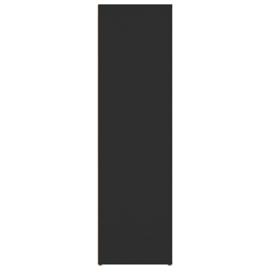 Skænk 80x30x106 cm konstrueret træ sort - number 6.