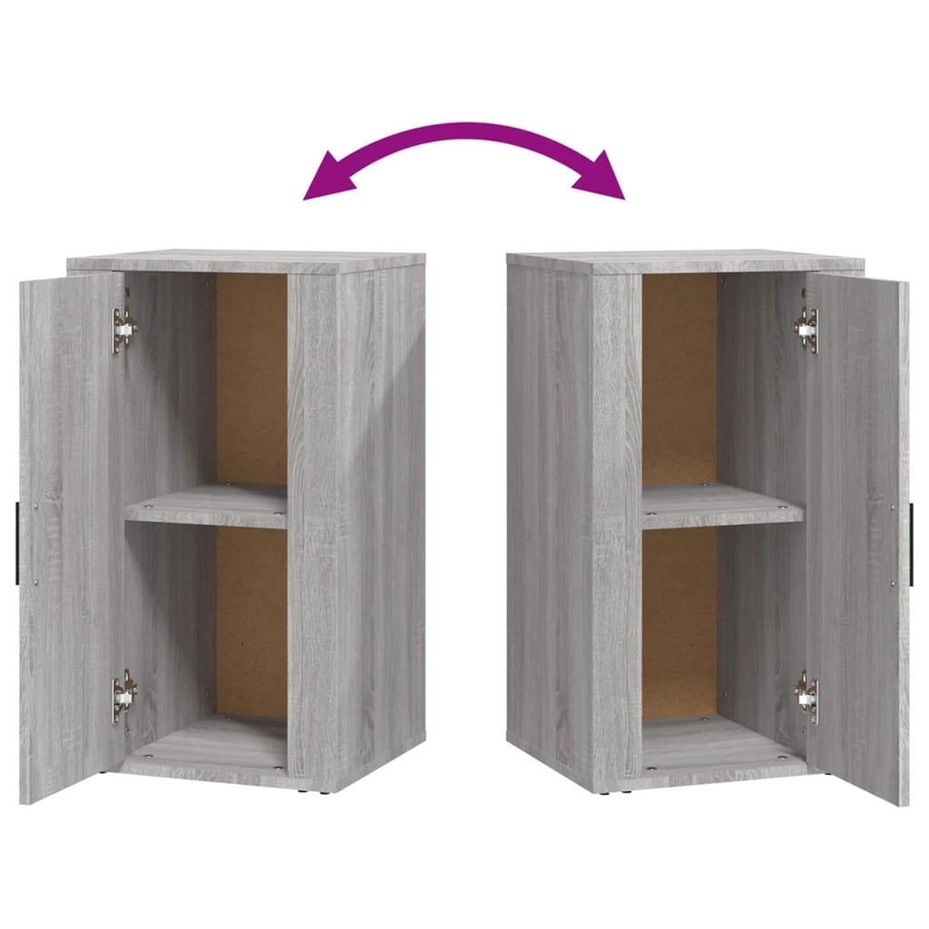 Skænk 40x33x70 cm konstrueret træ - grå sonoma-eg, 1 - number 8.