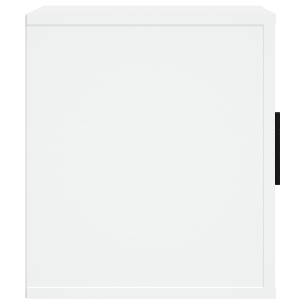 Tv-bord 100x35x40 cm konstrueret træ - hvid, 1 - number 6.