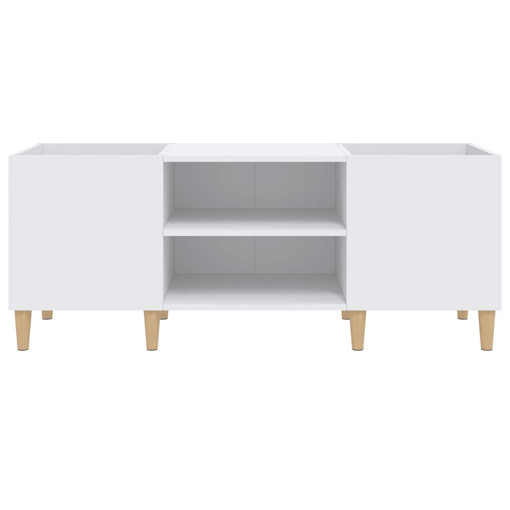 Vinylskab 121x38x48 cm konstrueret træ - hvid, 121 x 38 x 48 cm (b x d x h) - number 5.