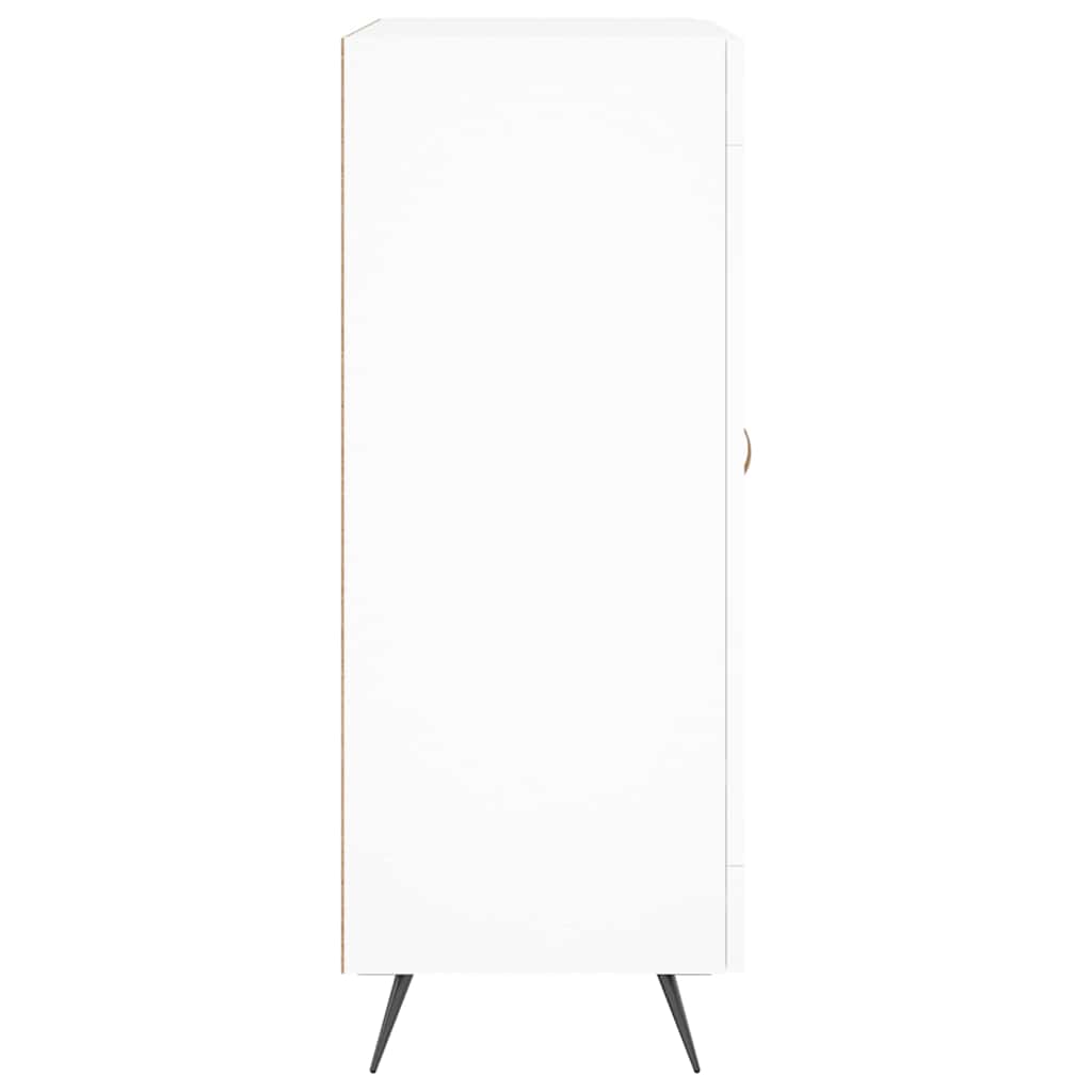 Skænk 69,5x34x90 cm konstrueret træ - hvid, 1-1 - number 7.