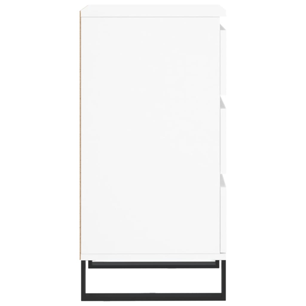 Skjenk 40x35x70 cm konstruert tre - hvit, 1 - number 7.