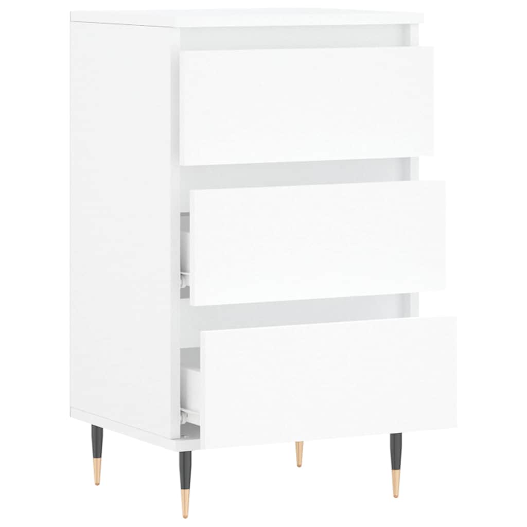 Skænk 40x35x70 cm konstrueret træ - hvid, 1 - number 6.