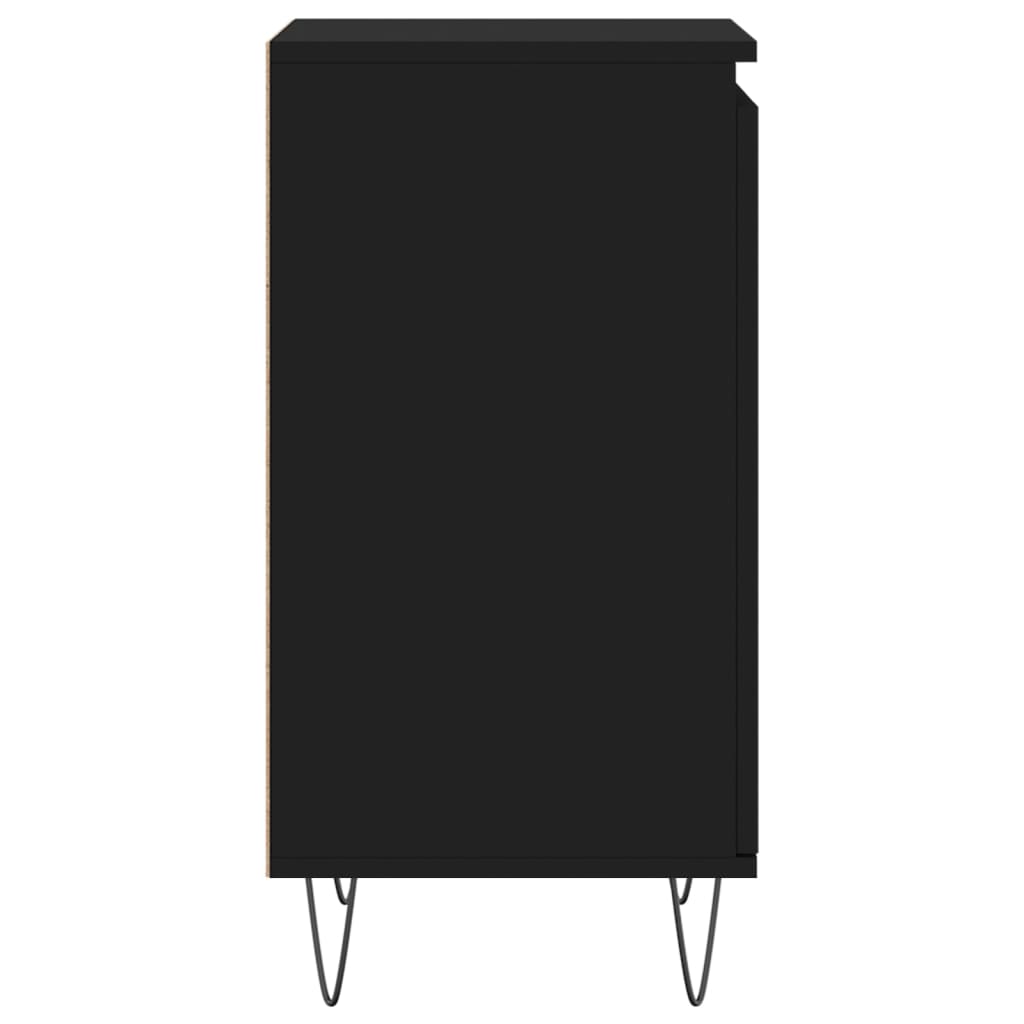 Skænke stk. 40x35x70 cm konstrueret træ - sort, 2 - number 8.