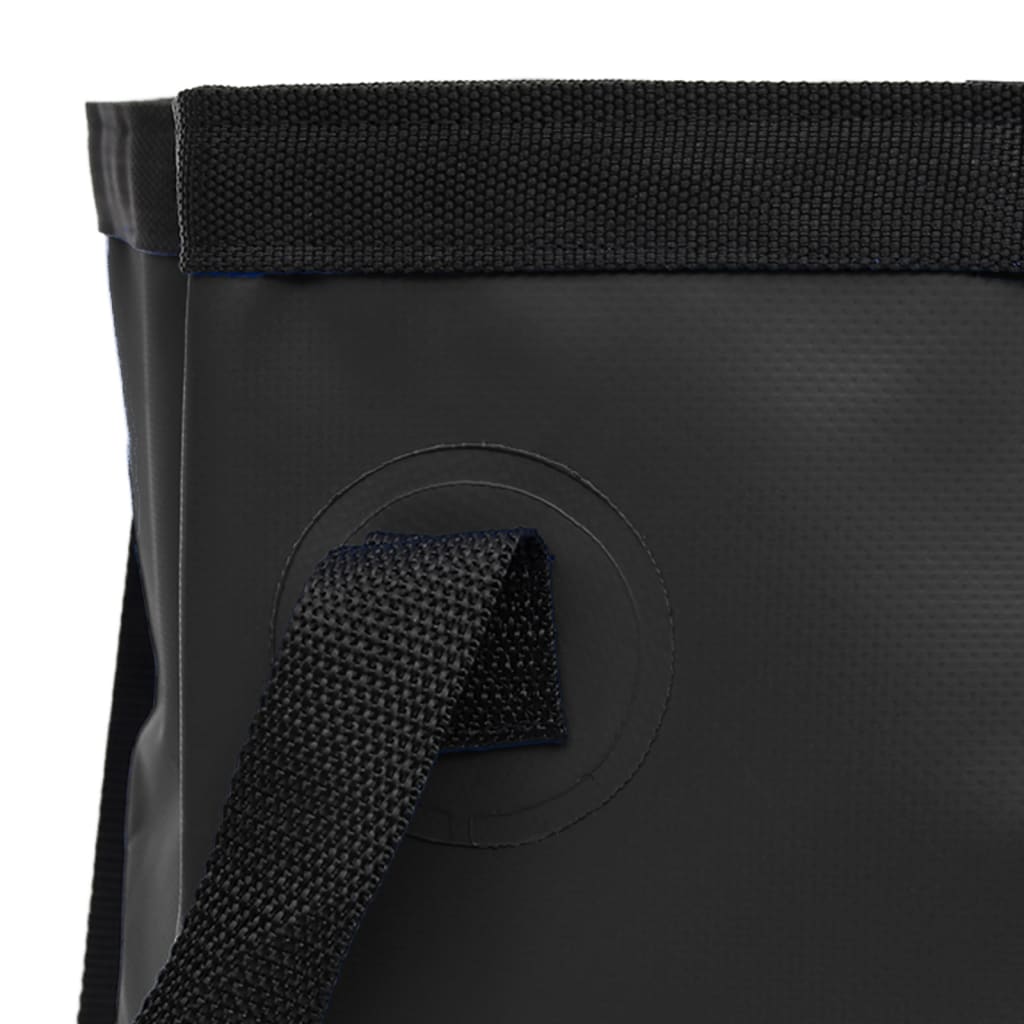 Foldbare spande 2 stk. 30 l pvc sort - number 6.