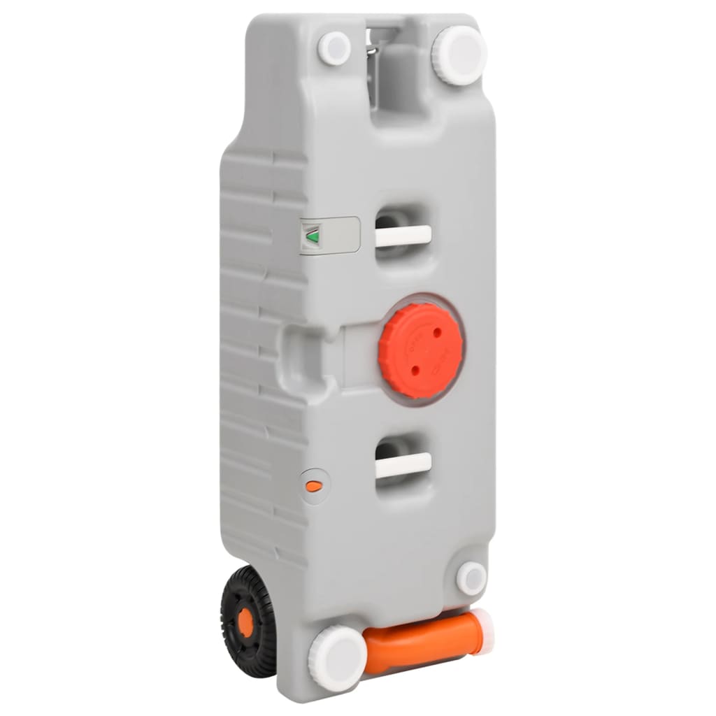 Transportabelt campingtoilet og vandbeholder - hvid, 106 x 37 x 29 cm + 41.5 x 36.5 x 42 cm - number 7.