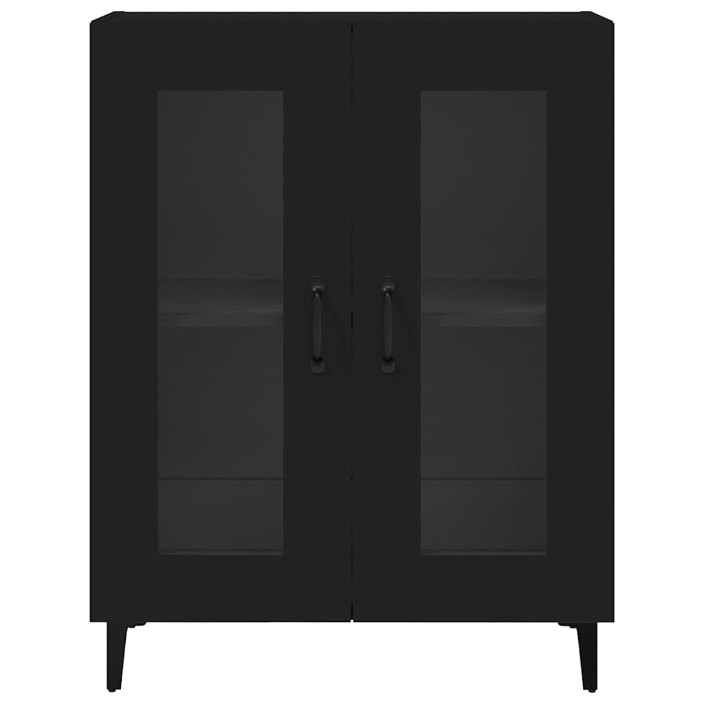 Komoda 69,5x34x90 cm izrađeno drvo crna - number 6.