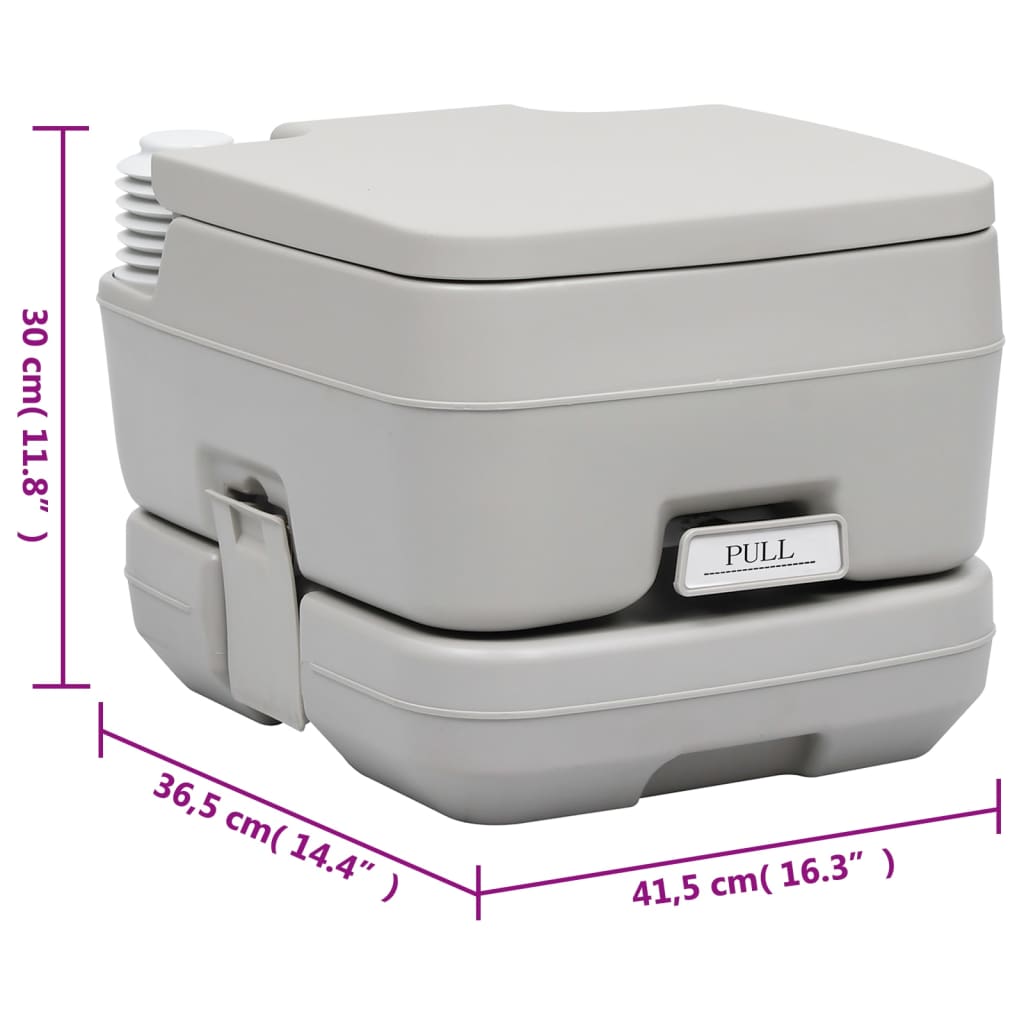 Prijenosni wc za kampiranje i umivaonik s posudom za vodu - number 8.