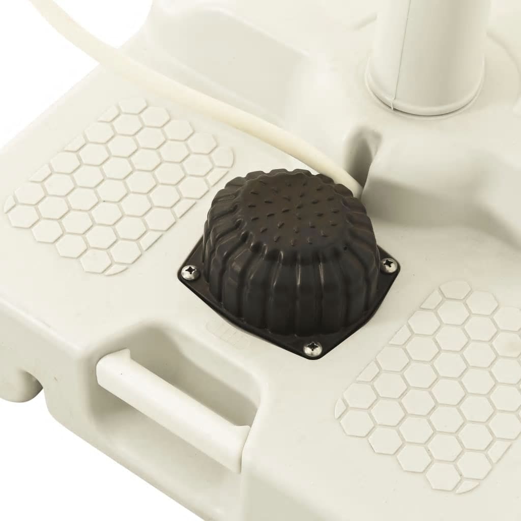 Umivaonik za kampiranje i posuda za vodu s kotačima siva - number 6.