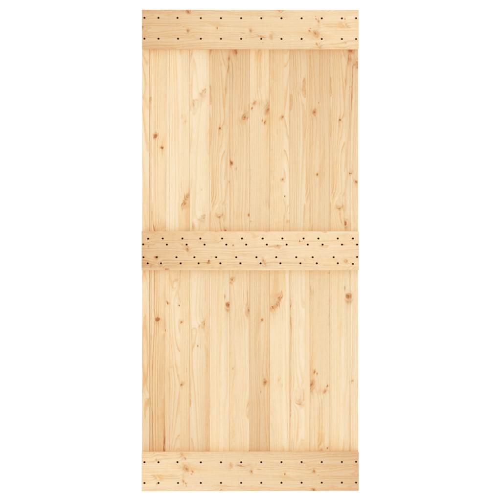 Dør narvik massivt fyrretræ - naturfarvet, 95 x 210 cm, 1, normal - number 5.