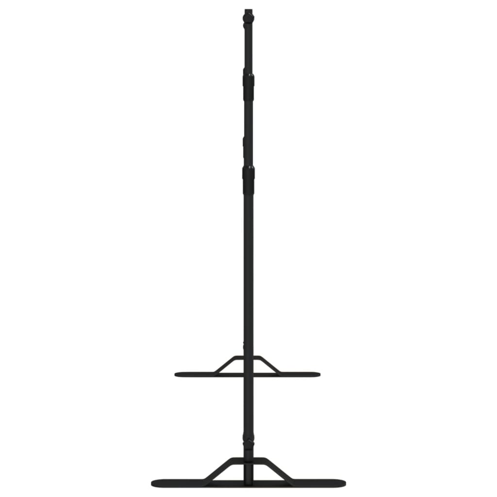 Supporto per sfondo fotografico 2 pz. 305x243 cm acciaio nero - number 5.