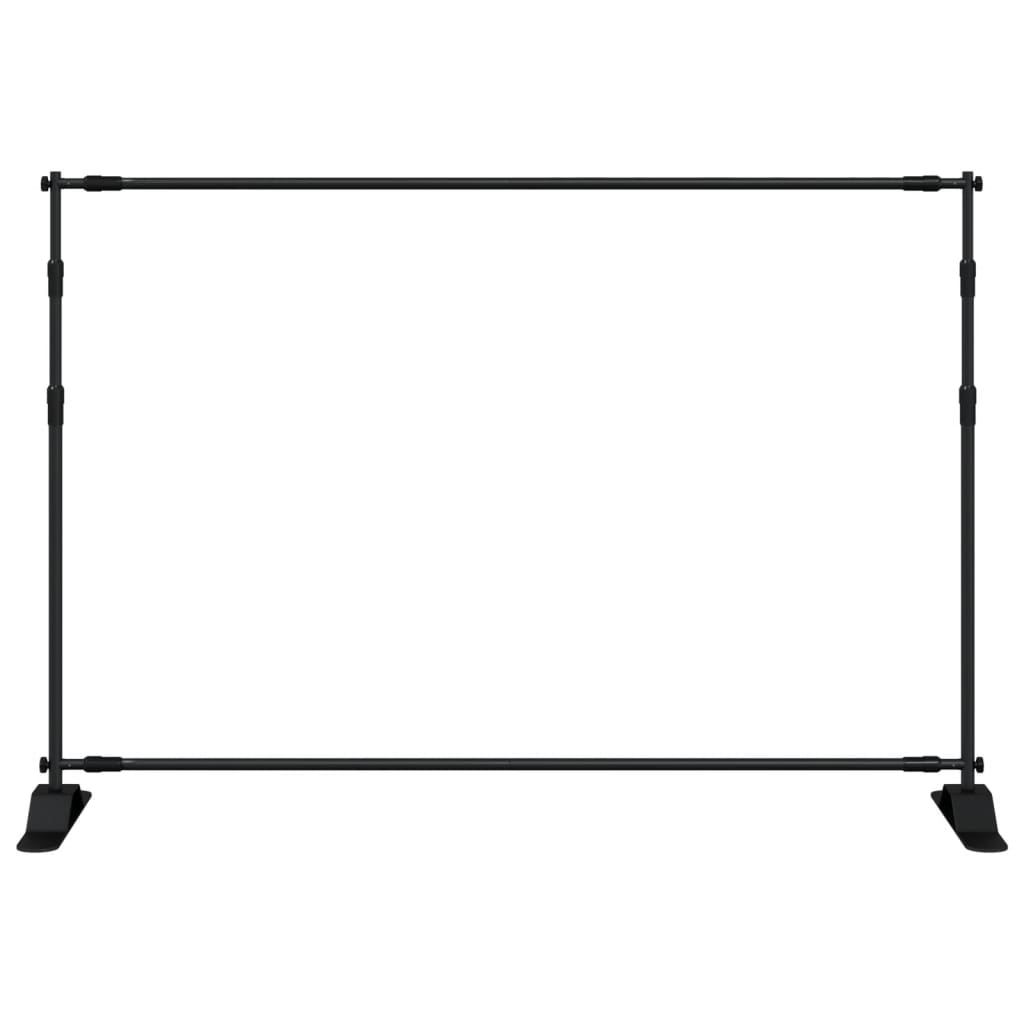 Supporto per sfondo fotografico 2 pz. 305x243 cm acciaio nero - number 4.