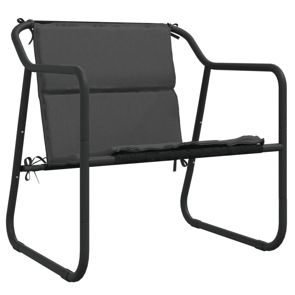 Lounge garnitura za vrt 4 dijela s jastucima čelik antracit siva - number 6.