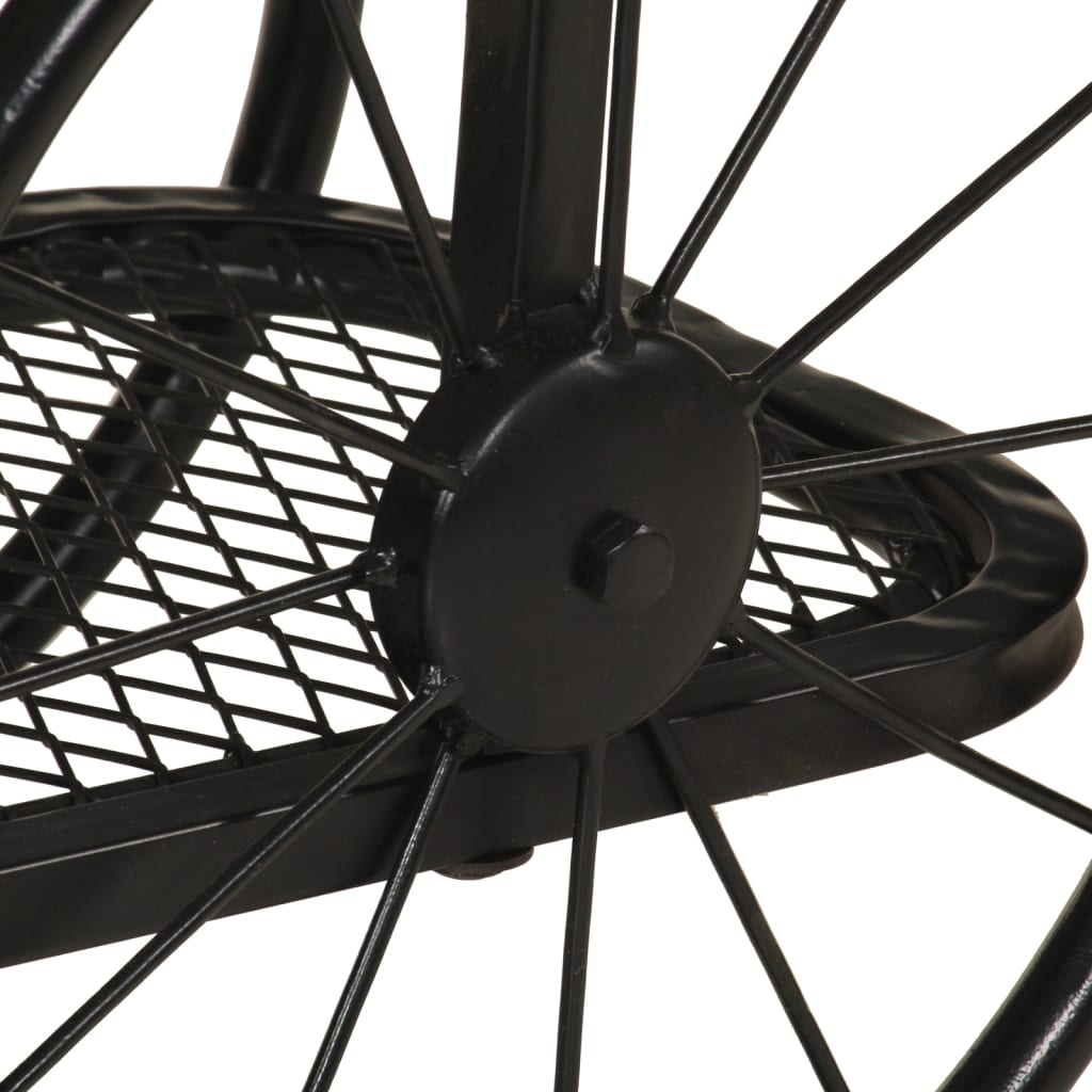 Stolik konsolowy 112x36x76 cm lite drewno mango i żelazo - number 8.