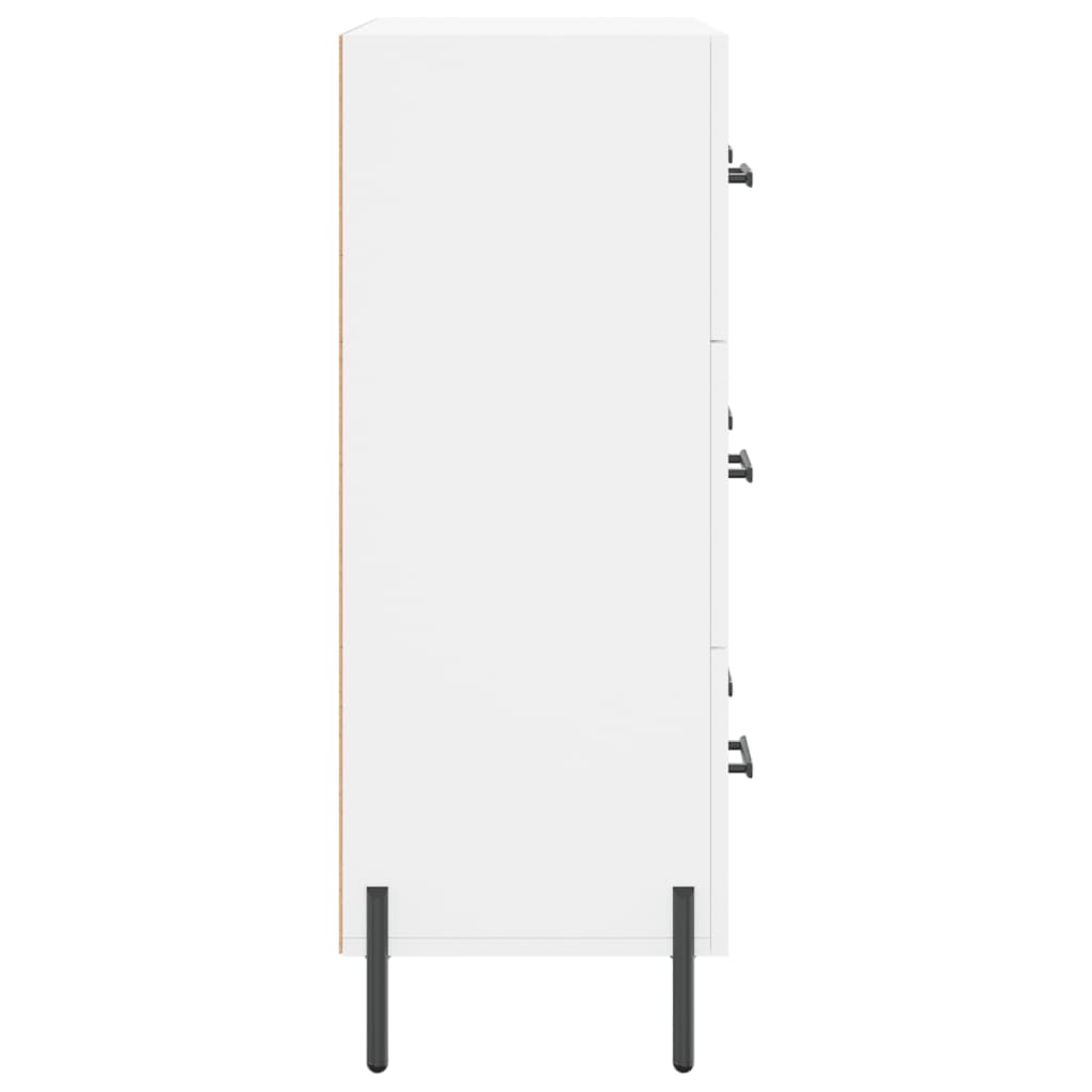 Skänk 69,5x34x90 cm konstruerat trä - vit, 1 - number 7.