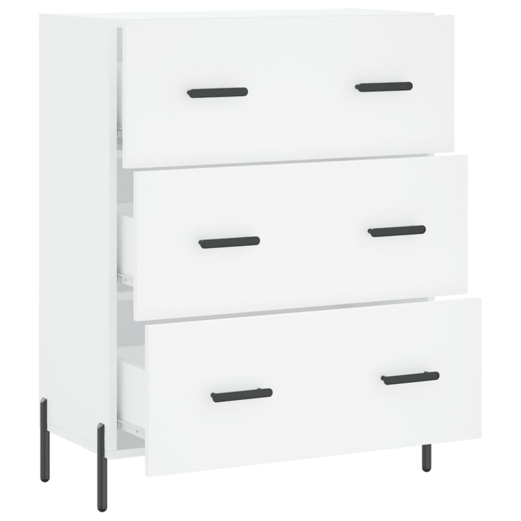 Skänk 69,5x34x90 cm konstruerat trä - vit, 1 - number 6.