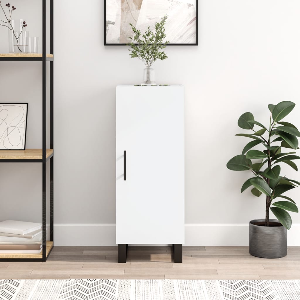 Strana 34,5x34x90 cm konstruované dřevo - bílé, 1 - number 1.