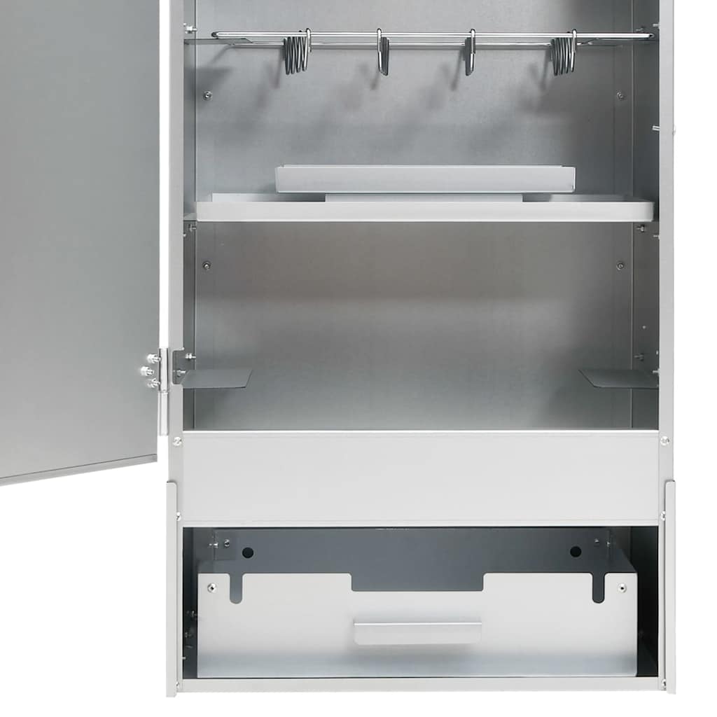 Smoking oven with table galvanized steel - 44.5 x 29 x 83 cm, without window, 2 - number 4.