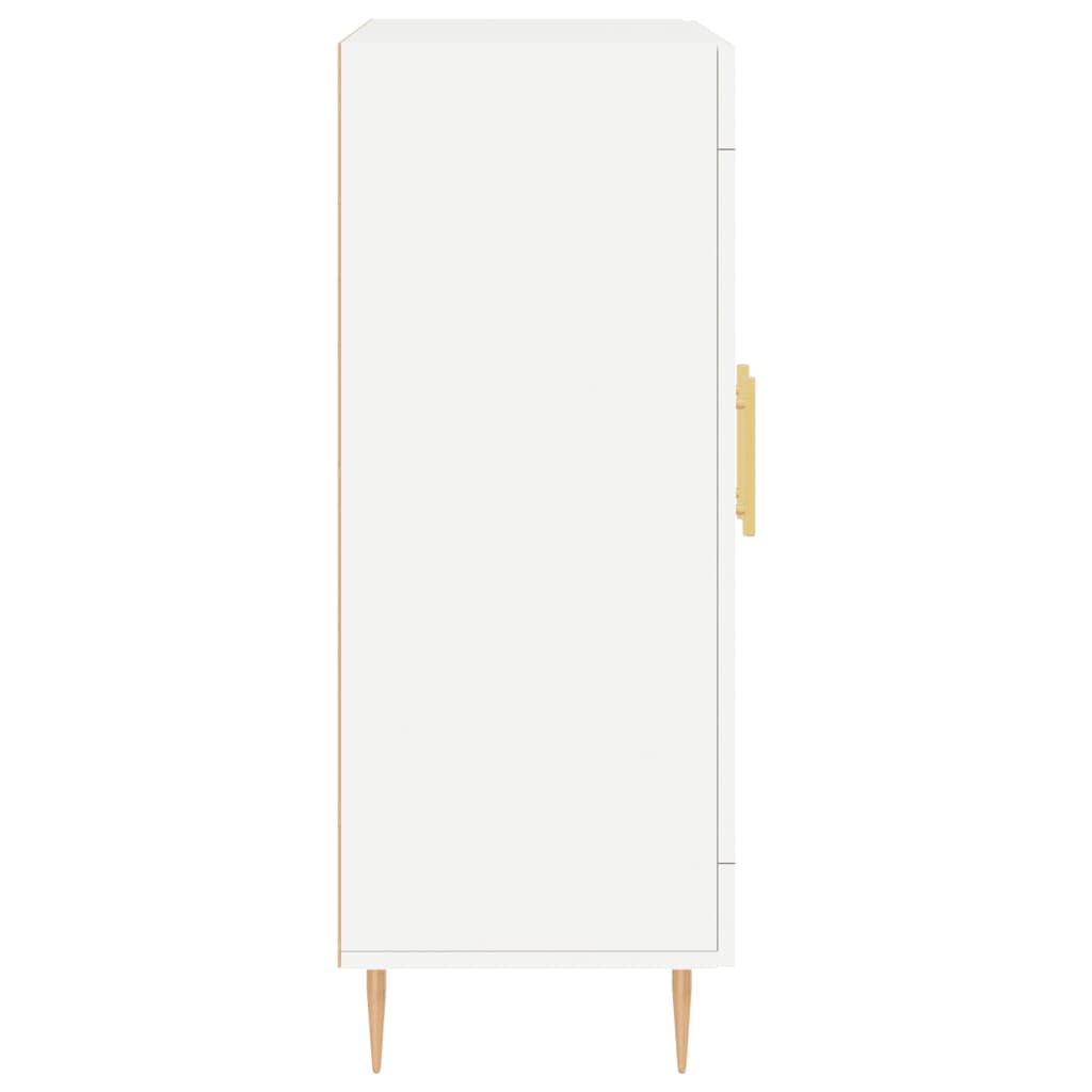 Skænk 69,5x34x90 cm konstrueret træ - hvid, 1 - number 7.