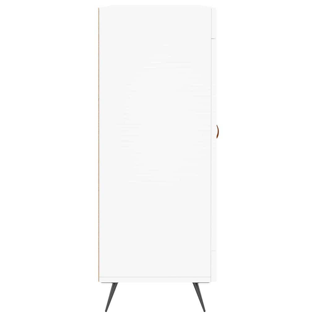 Skænk 69,5x34x90 cm konstrueret træ - hvid, 1 - number 7.