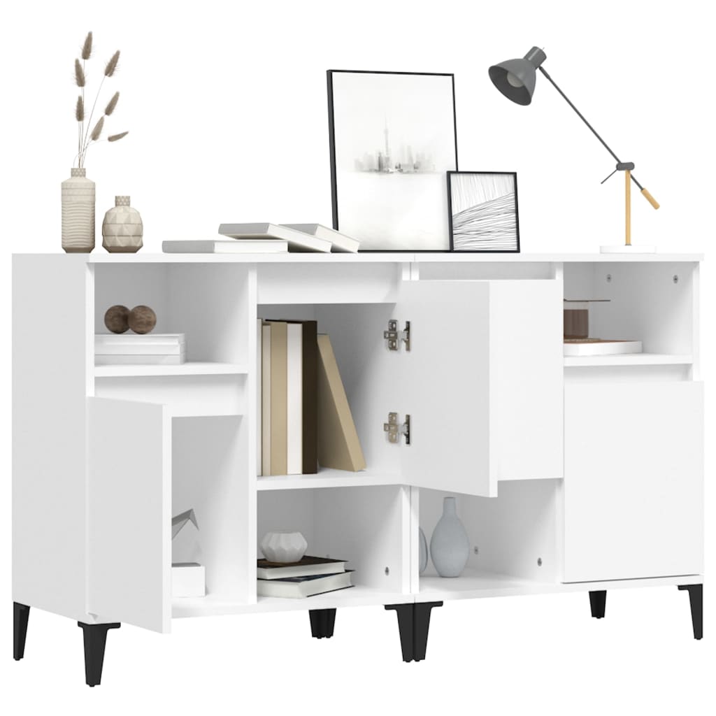 Příborníky ks. 60x35x70 cm dřevěné dřevo - bílá, 2 - number 4.