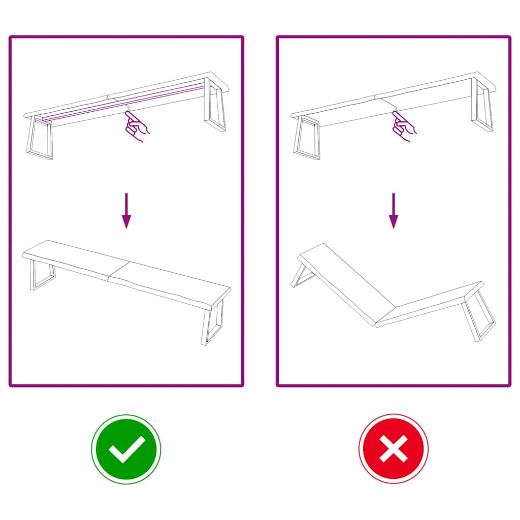 Tabela górna 200x40x (2-6) cm traktowany stały dąb - jasnobrązowy, 200 x 40 x 6 cm, 1 - number 5.