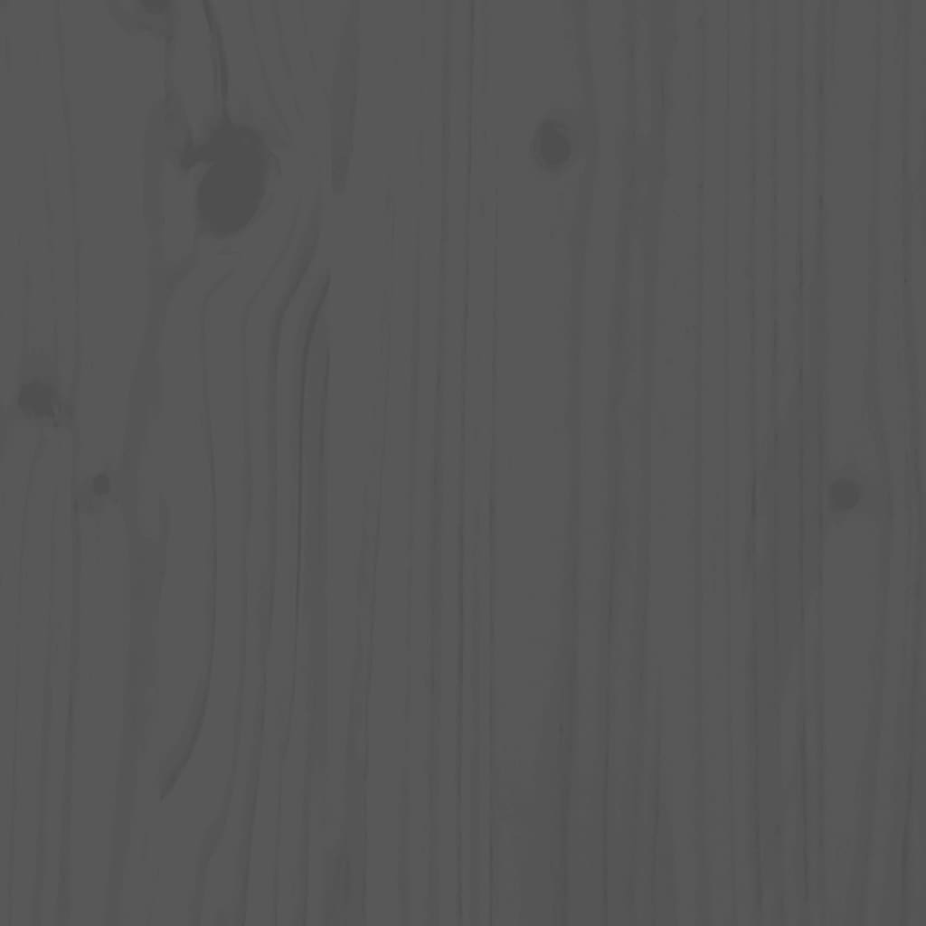 Blagovaonska stolna garnitura za vrtne dijelove masivna - bor siva, 5 - number 8.