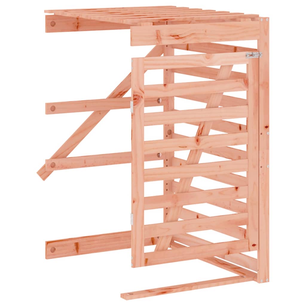 Tredobbelt skraldespandsskjuler massivt douglasgran - number 9.