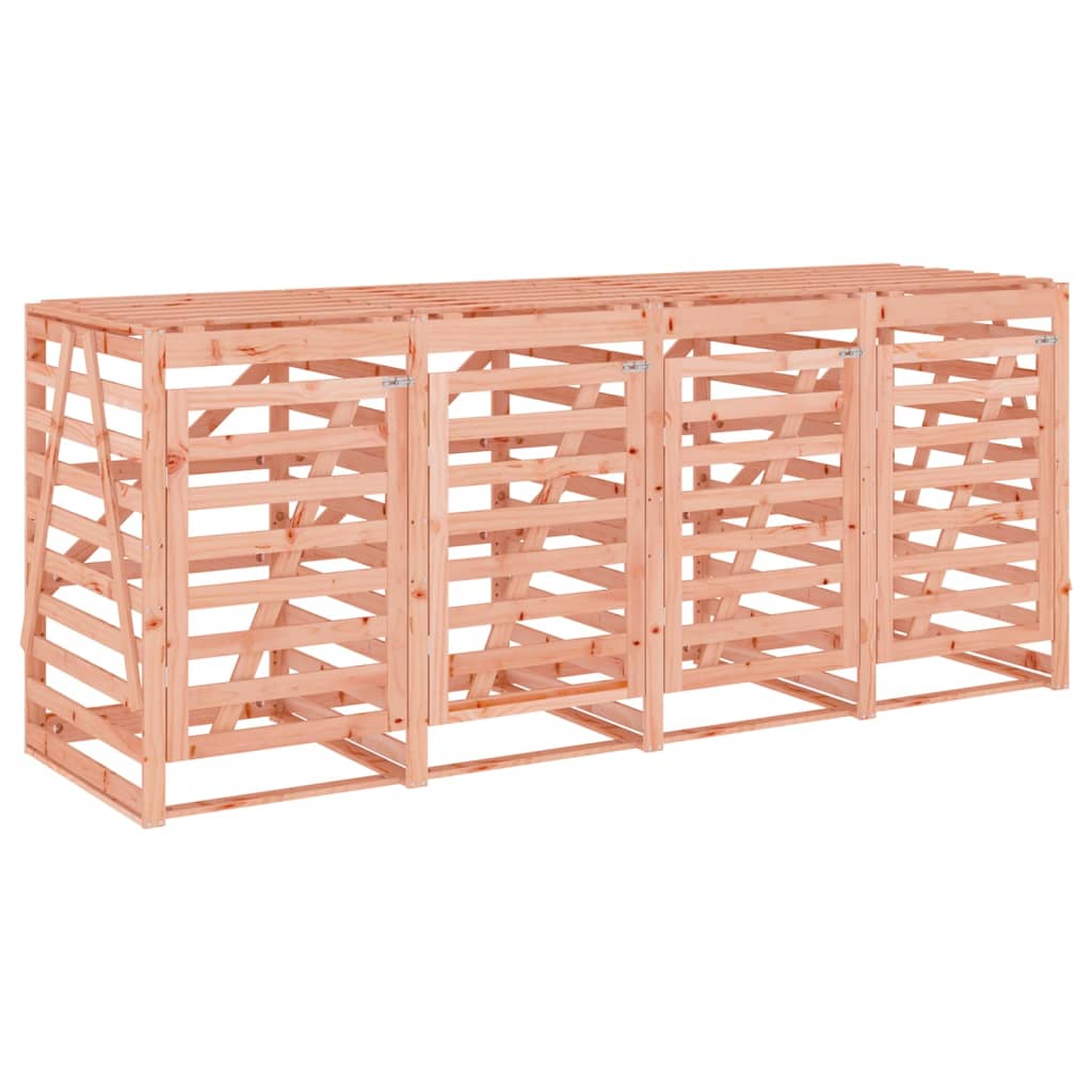 Firdobbelt skraldespandsskjuler massivt douglasgran - number 5.