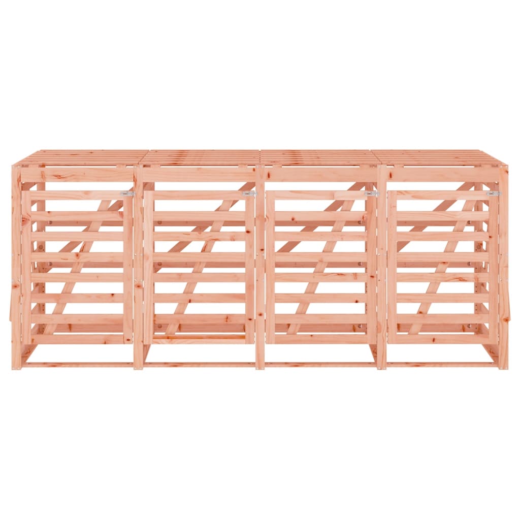 Firdobbelt skraldespandsskjuler massivt douglasgran - number 6.