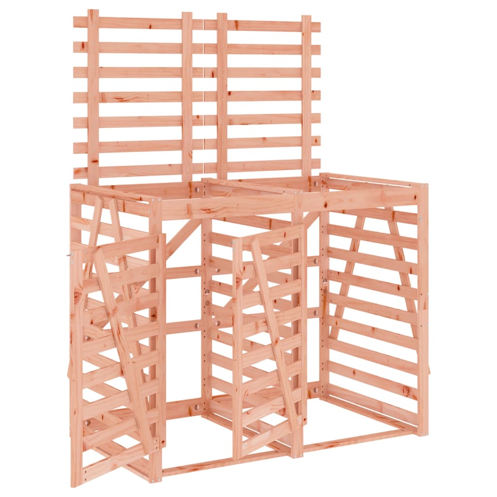 Dobbelt skraldespandsskjuler massivt douglasgran - number 2.