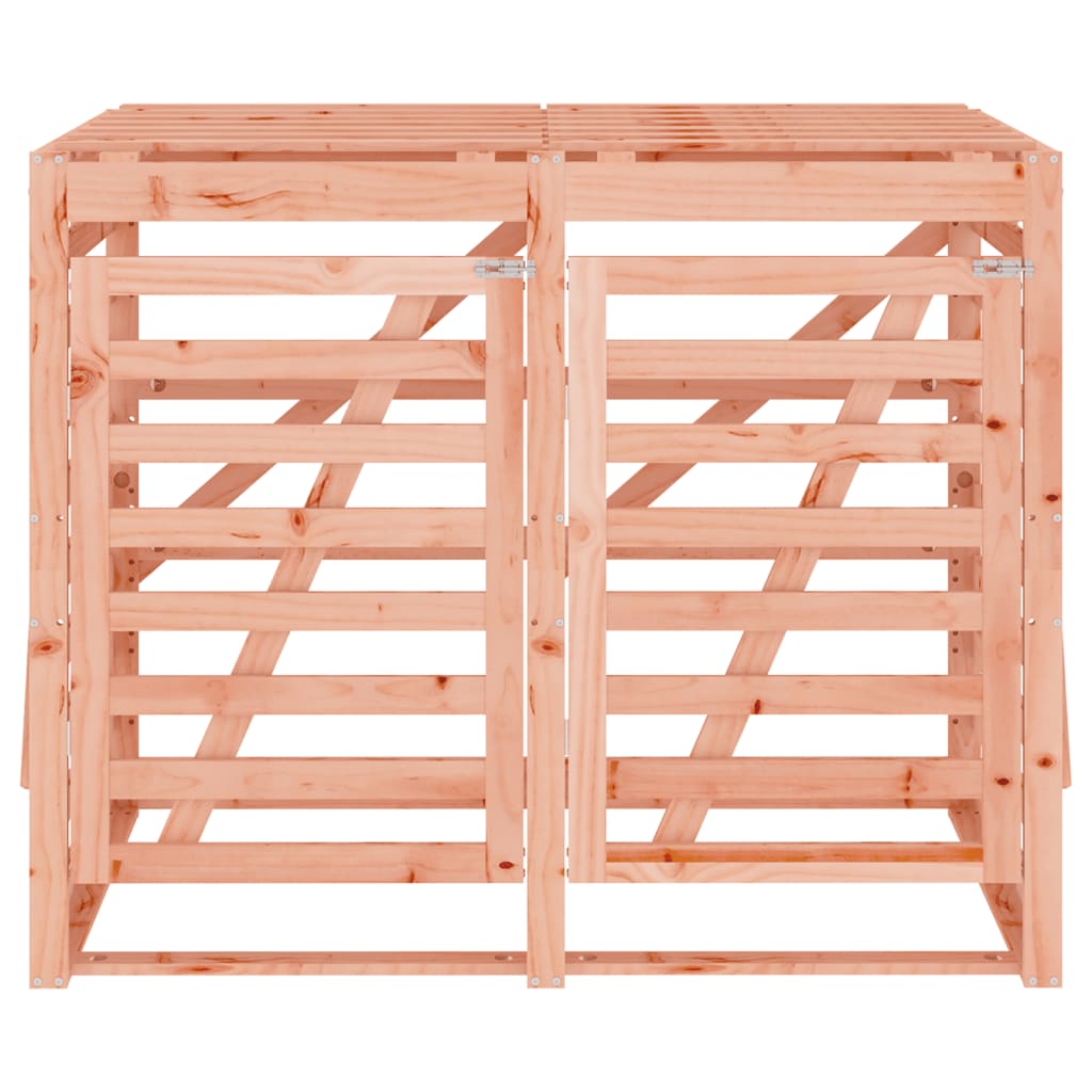 Dobbelt skraldespandsskjuler massivt douglasgran - number 6.