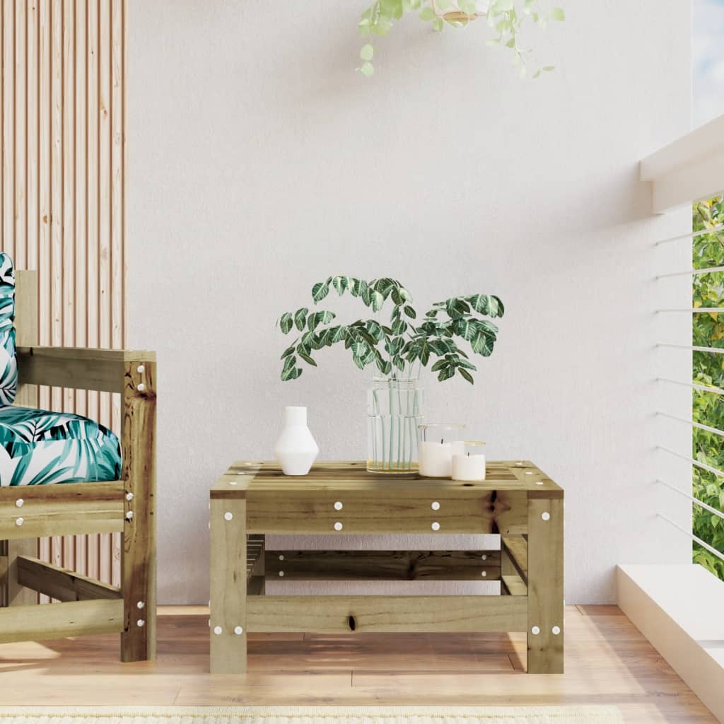 Haveskammel - naturlig imprægnering, 1, fodskammel - number 1.