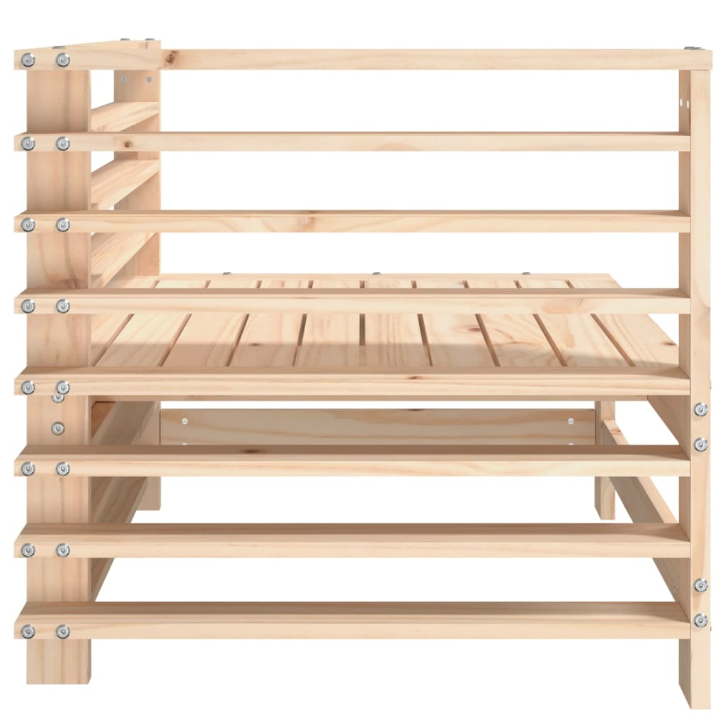 Hjørnemodul til havesofa massivt fyrretræ - fyrretræ naturlig, 1, hjørnesofa - number 5.