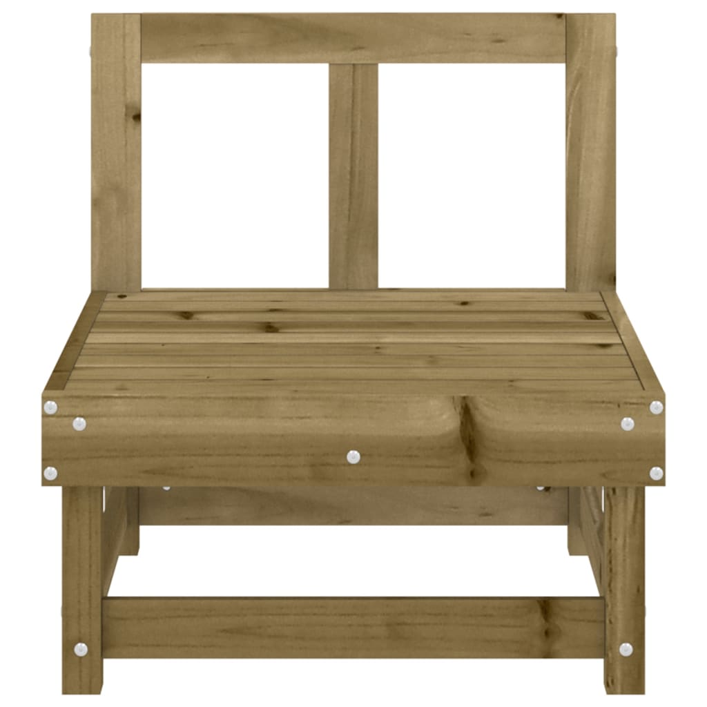 Središnji moduli za vrtnu sofu 2 kom. impregnirano borovo drvo - prirodna impregnacija, 1, srednji modul (2 kom.) - number 4.