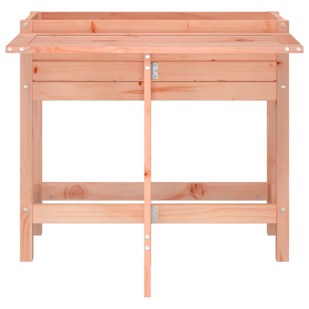 Planter with foldable table top solid douglas fir - number 4.