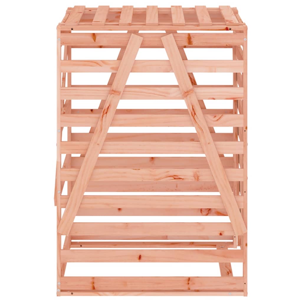 Cache-poubelle 84x90x128,5 cm en sapin douglas massif - number 7.