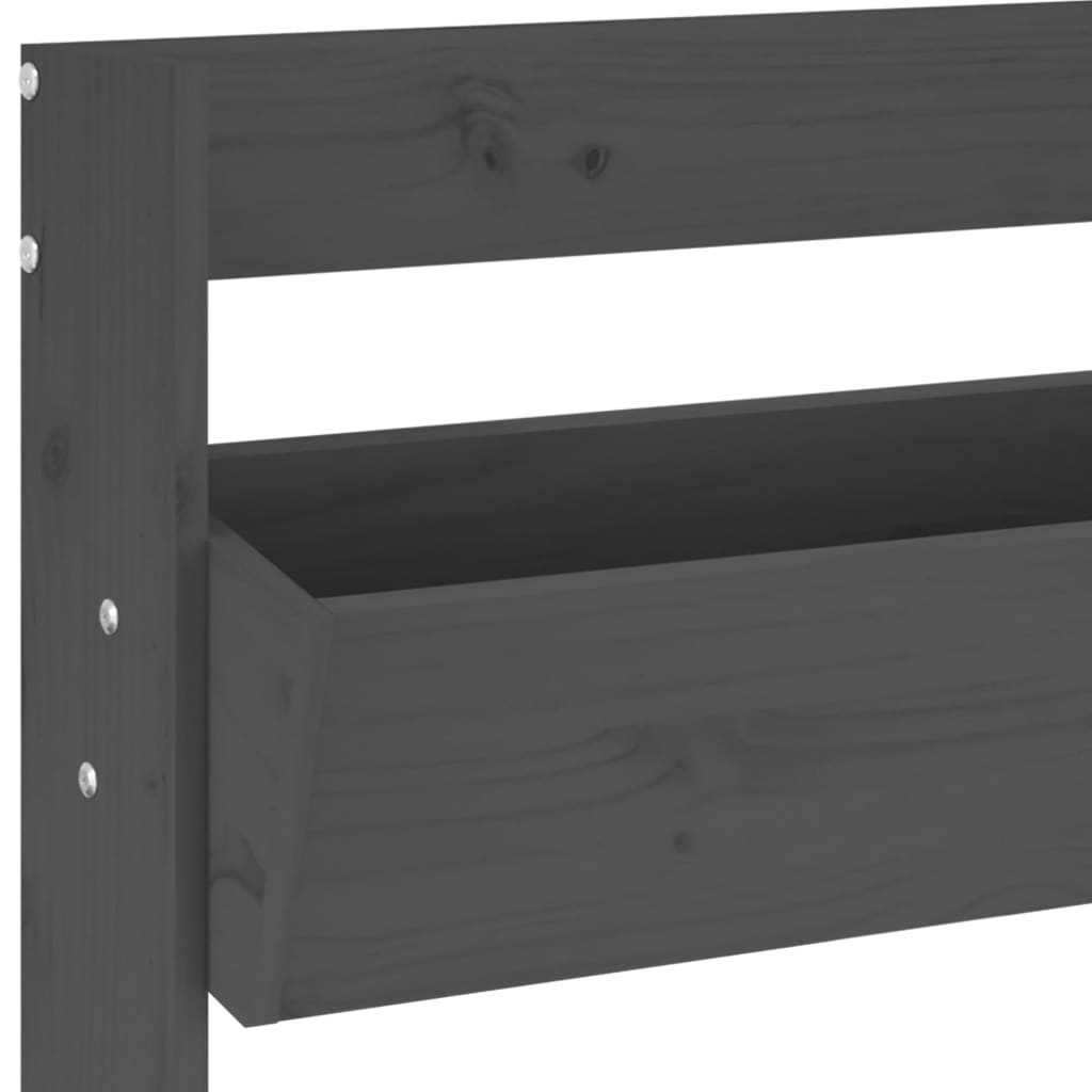 Plant wall 60x18.5x110 cm 3 levels solid - pine gray, 1 - number 7.