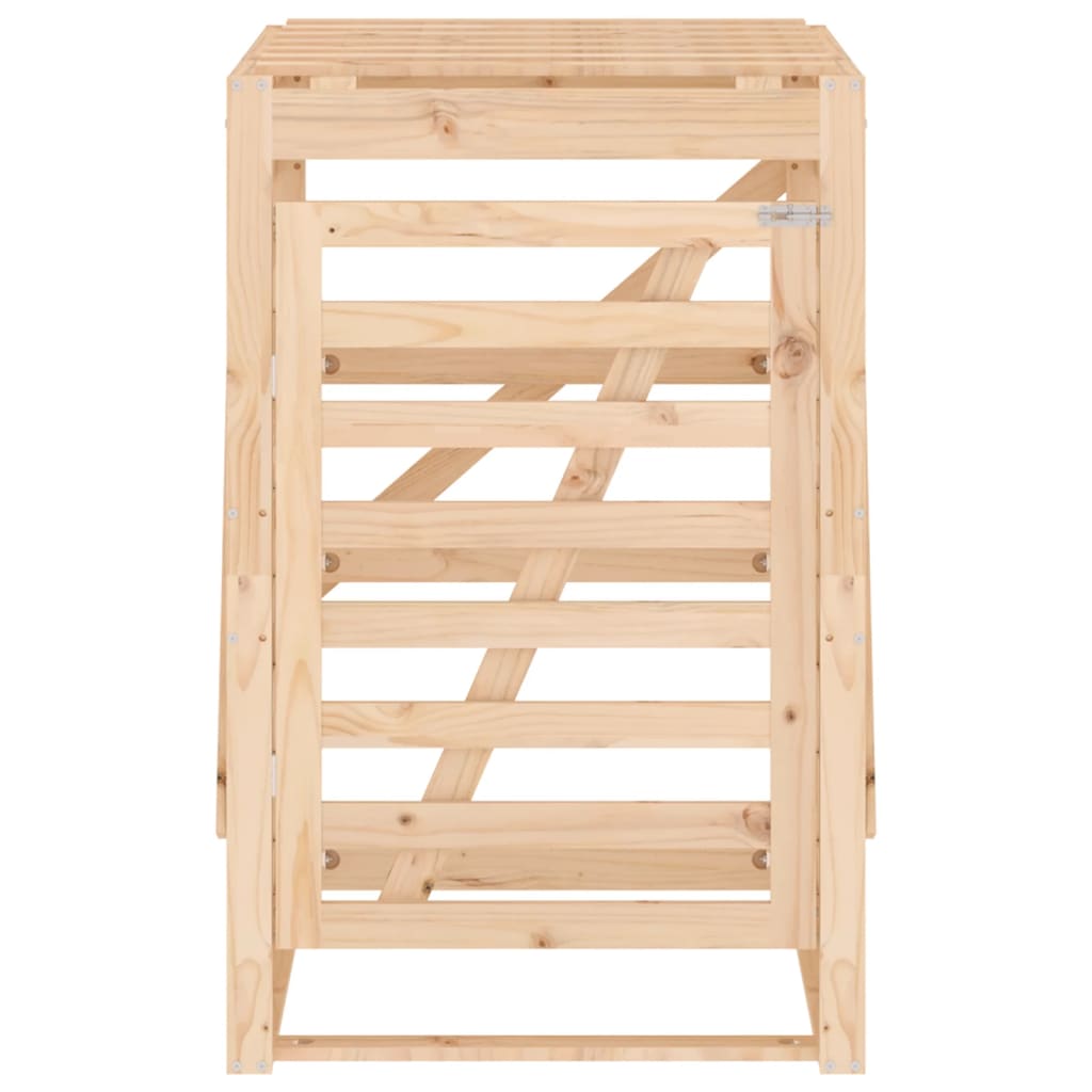 Cache-poubelle 84x90x128,5 cm pin massif - pin naturel, 84 x 90 x 128,5 cm, 1 - number 5.