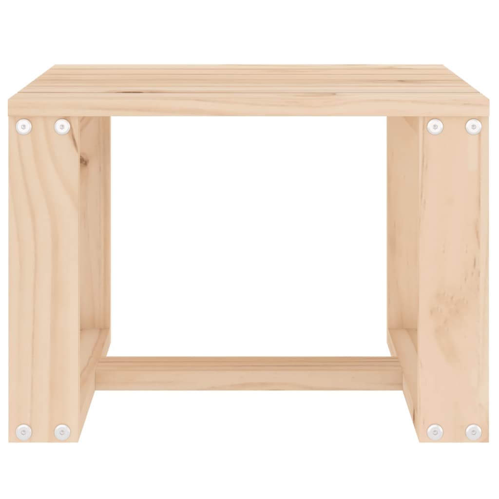 Havebord 40x38x28,5 cm massivt fyrretræ - fyrretræ naturlig, 1 - number 3.