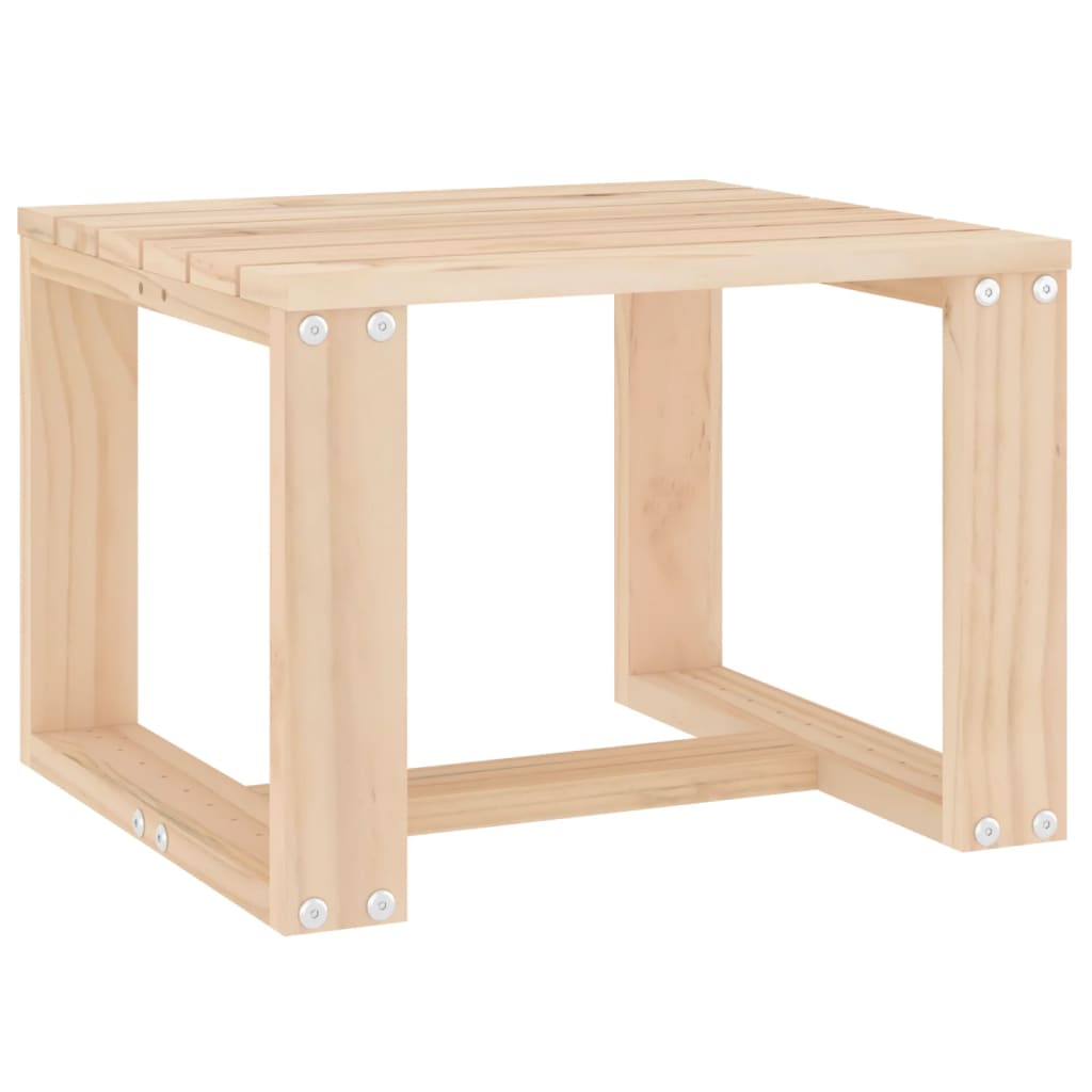 Havebord 40x38x28,5 cm massivt fyrretræ - fyrretræ naturlig, 1 - number 5.