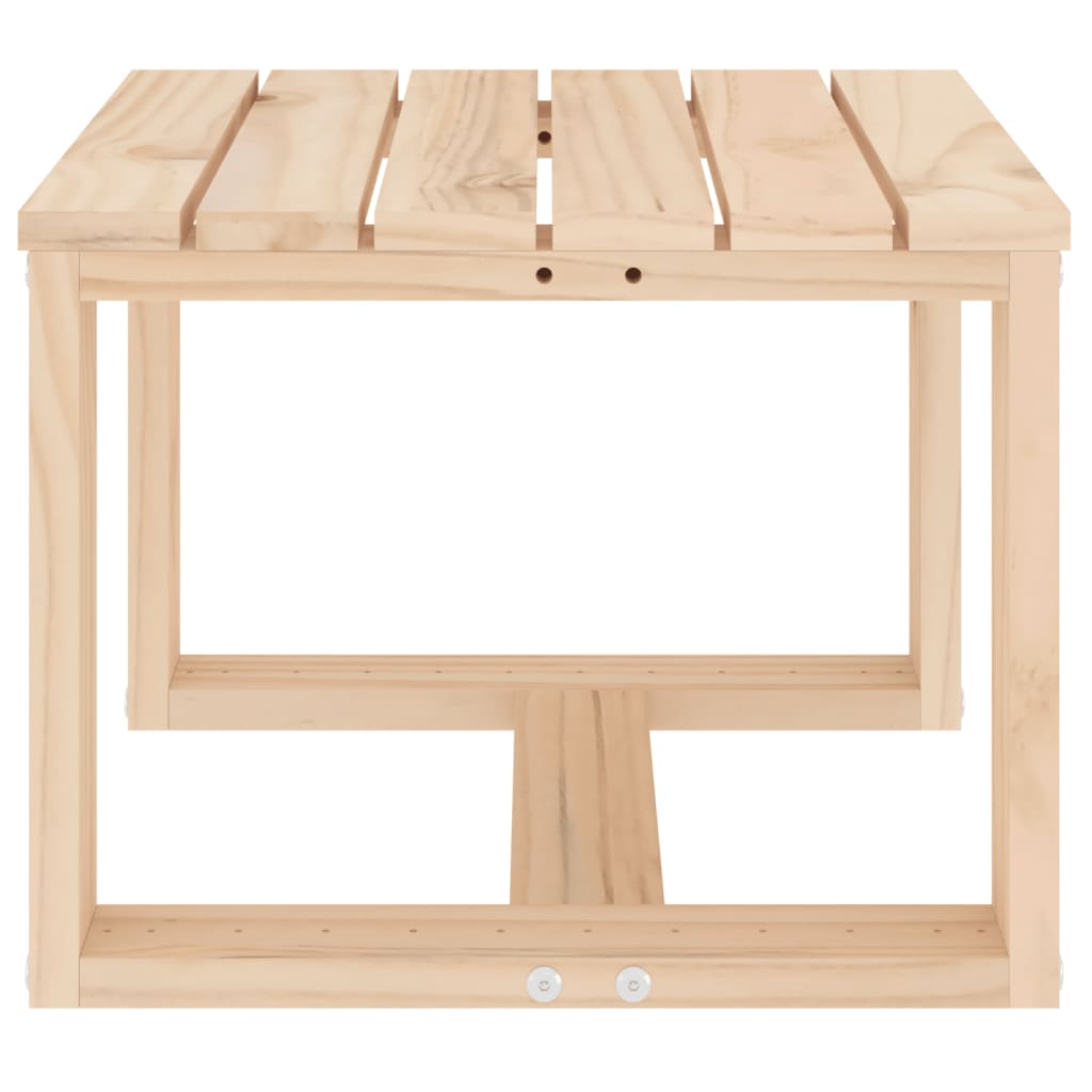 Havebord 40x38x28,5 cm massivt fyrretræ - fyrretræ naturlig, 1 - number 4.