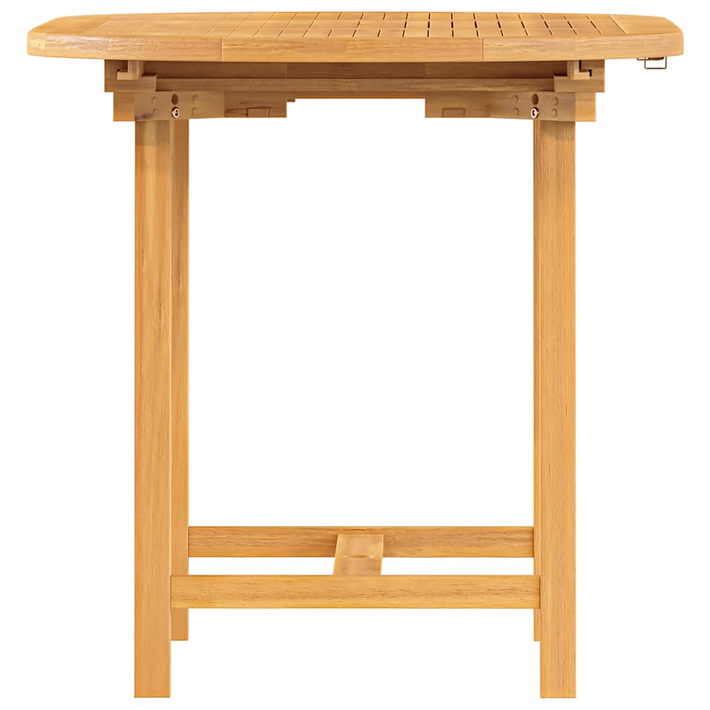 Hagebord med uttrekk 110-160x80x75 cm heltre teak - number 6.
