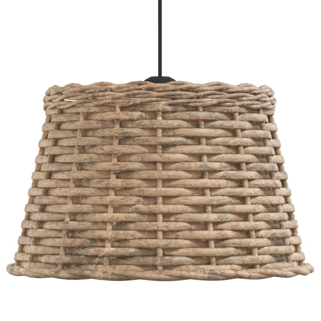 Lampshade for ceiling lamp wicker - brown, ø 38 x 23 cm - number 4.
