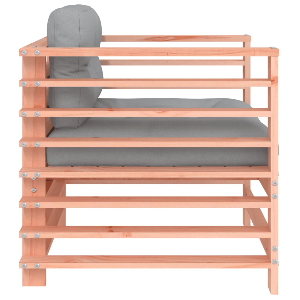 Havestole med hynder 2 stk. massivt douglasgran - douglasgran naturlig, 1, stol - number 5.