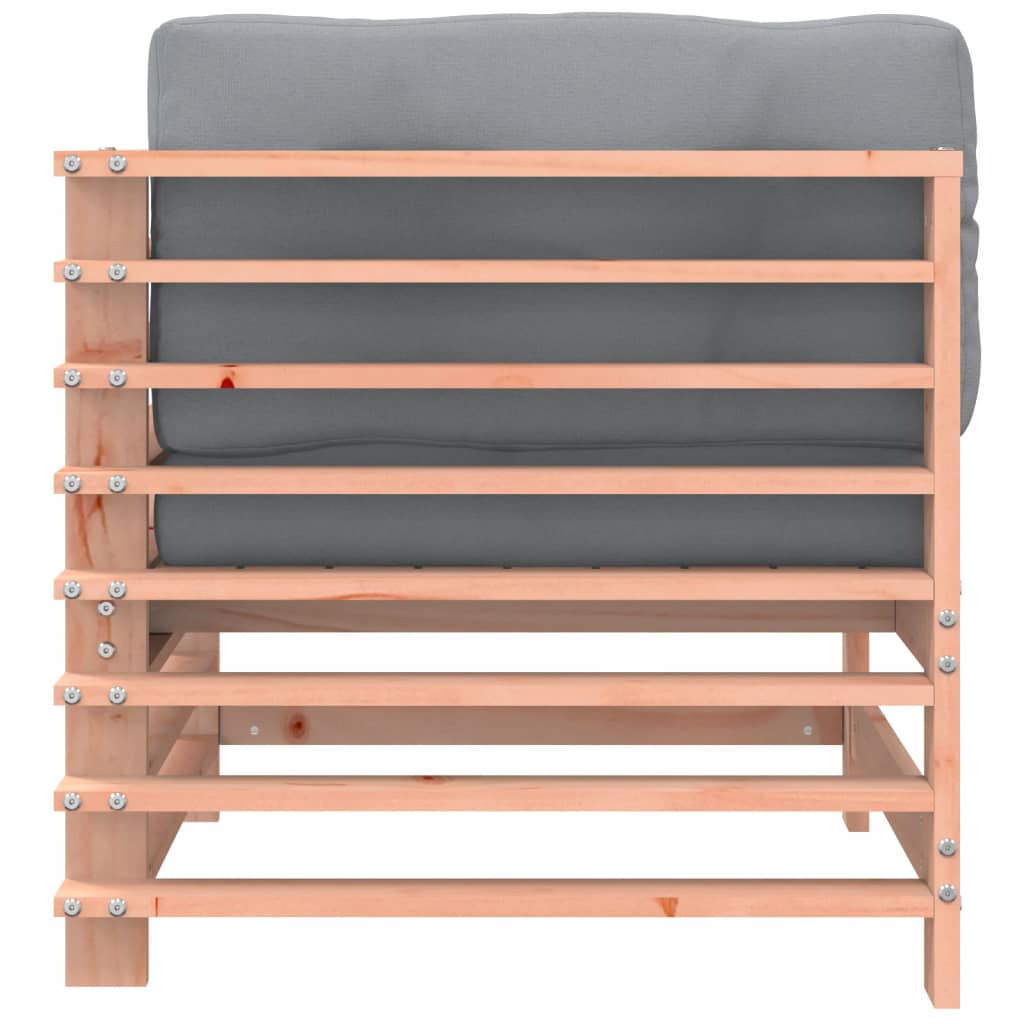 Hjørnemoduler til sofa 2 stk. med puter massiv douglasgran - naturlig douglasgran, 1, 2x hjørneseksjon - number 6.